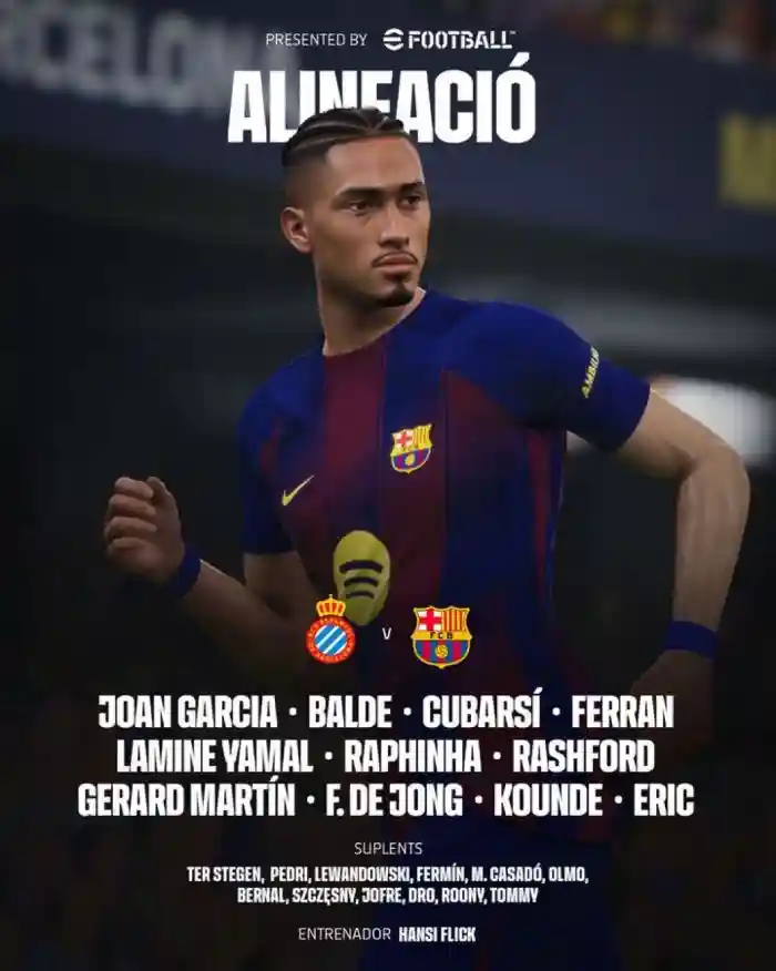 ترکیب رسمی و حواشی دیدار حساس اسپانیول مقابل بارسلونا