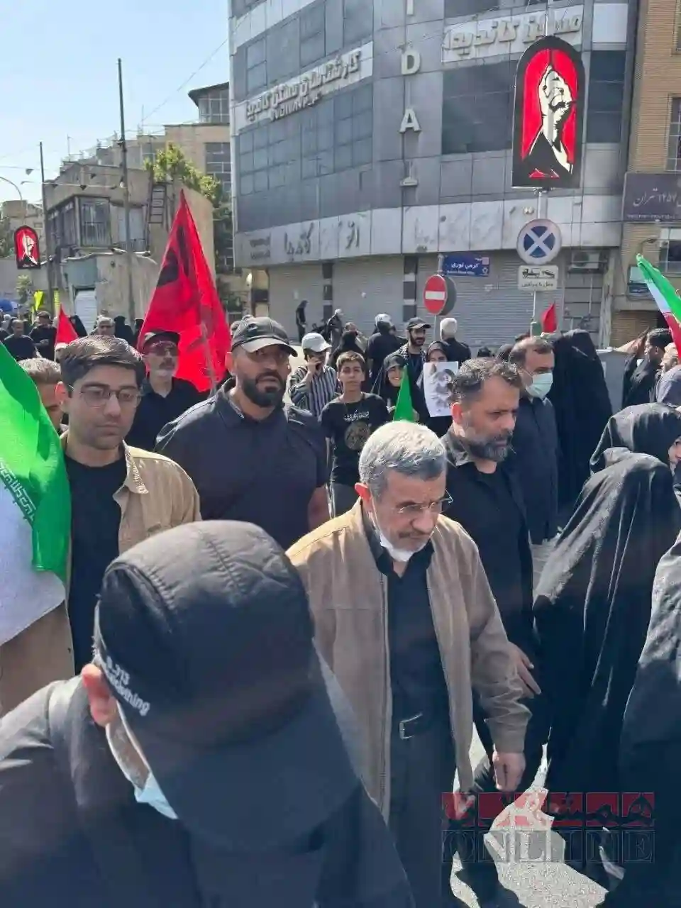 نخستین حضور رسانه‌ای احمدی‌نژاد پس از حملات اخیر