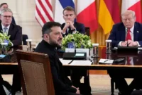 نشست صلح اوکراین با حضور ترامپ، زلنسکی و رهبران اروپایی در واشنگتن