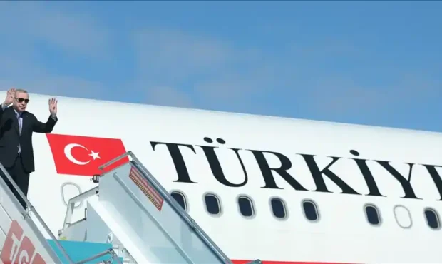 اردوغان برای شرکت در نشست صلح شرم‌الشیخ به مصر رفت