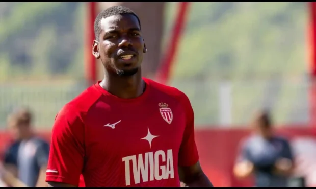 پل پوگبا در لیست موناکو برای بازی مقابل رن