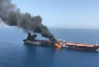 اطلاعیه جدید سپاه : انفجار دو نفتکش در جنوب تنگه هرمز