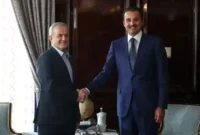 دیدار پوتین با مسعود پزشکیان و امیر قطر در مسکو